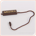 China hang tag supply plastic string tag with logo print OEM